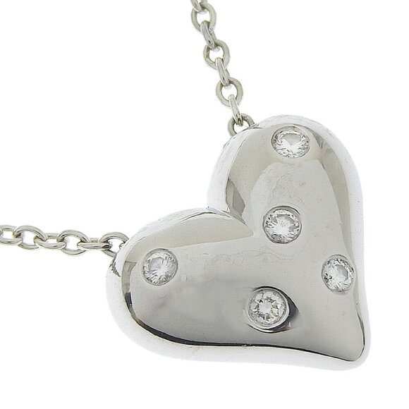 TIFFANY & CO. Platinum Diamond Necklace - Picture 1 of 6
